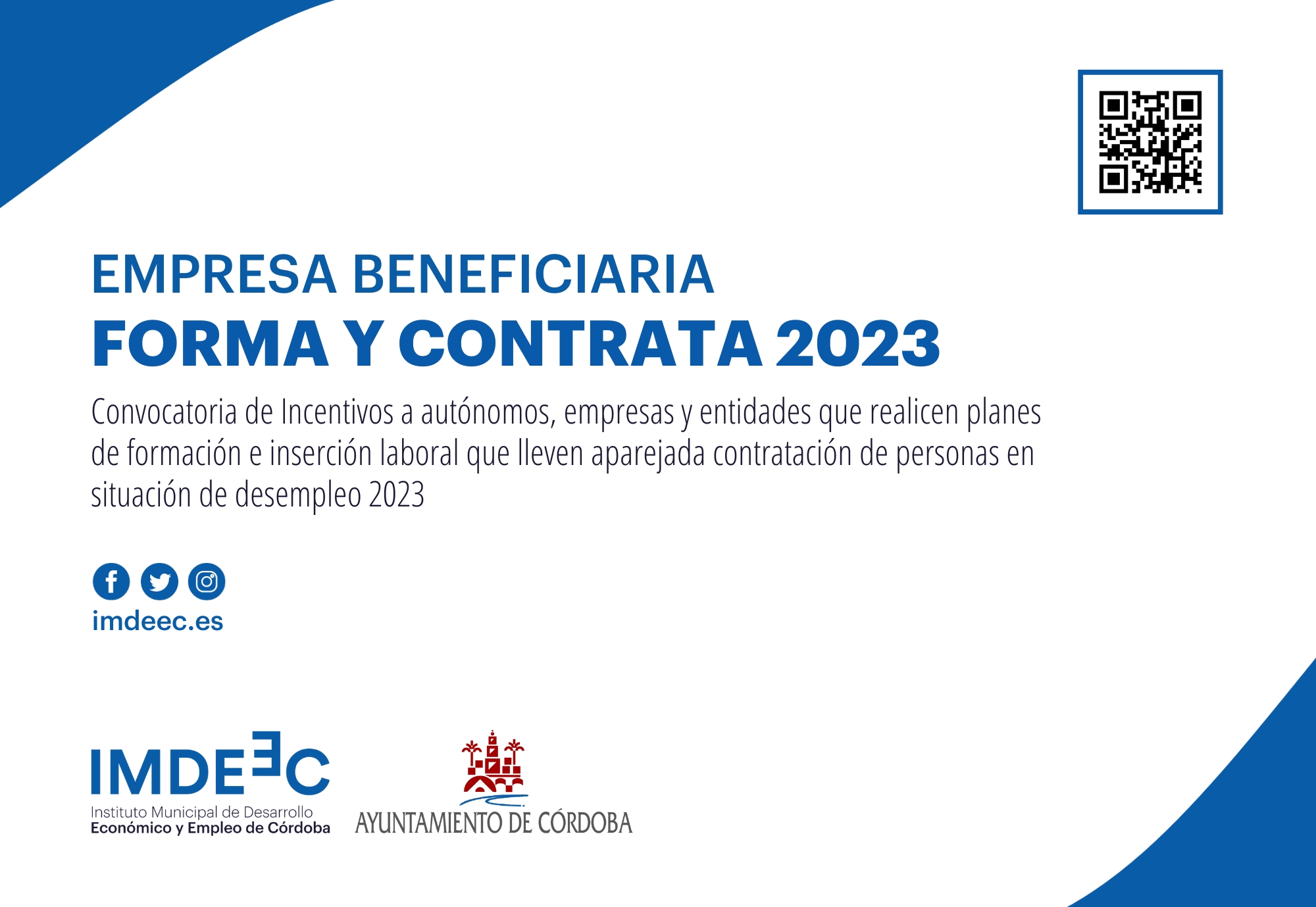Imdeec Forma y Contrata 2023